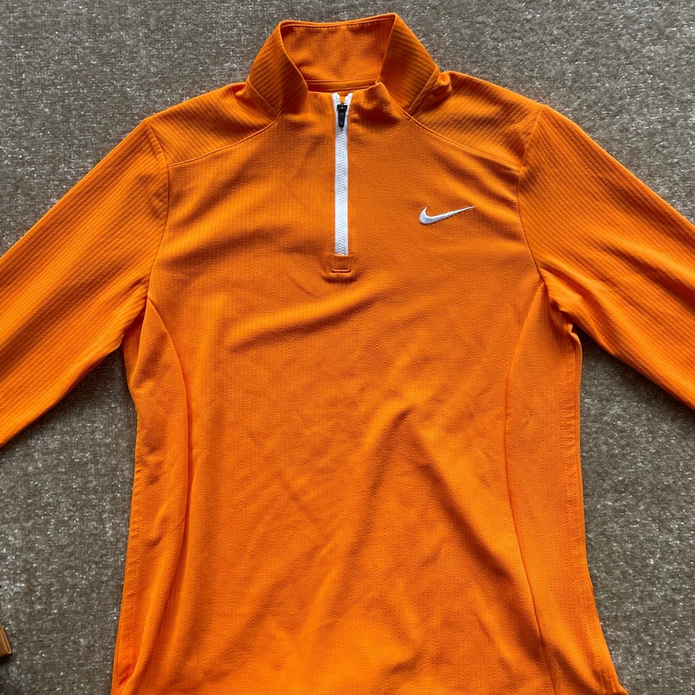 Nike New orange zip up